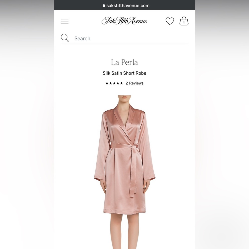 LA PERLA Satin robe